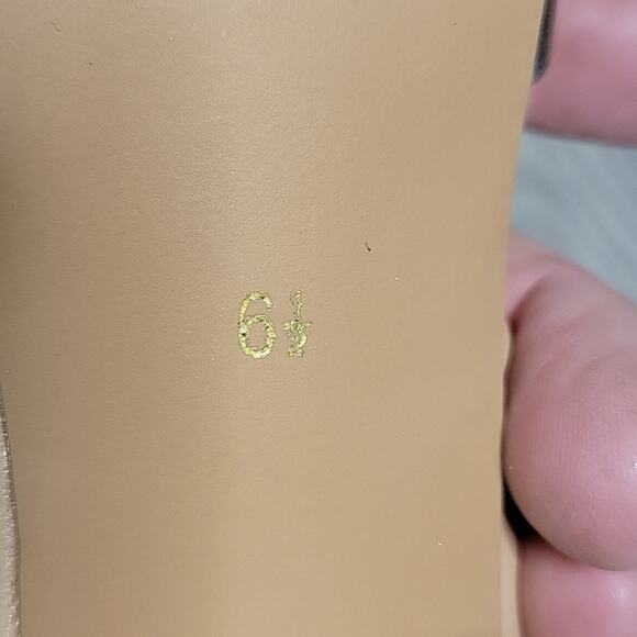 Seychelles Shabby Chic Rose Gold Peep Toe Sandals Heels Womens Size 6.5 NEW - Picture 9 of 13